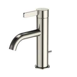 TOTO GF Series 1.2 GPM Single Handle Bathroom Sink Faucet with COMFORT GLIDE Technology and Drain Assembly, Polished Nickel, Stainless Steel, TLG11301U#PN