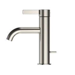 TOTO GF Series 1.2 GPM Single Handle Bathroom Sink Faucet with COMFORT GLIDE Technology and Drain Assembly, Polished Nickel, Stainless Steel, TLG11301U#PN