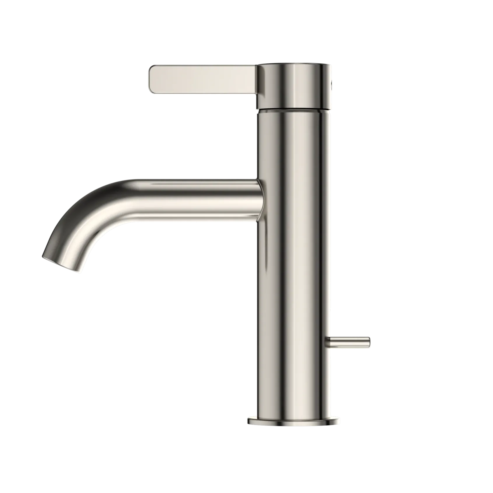 TOTO GF Series 1.2 GPM Single Handle Bathroom Sink Faucet with COMFORT GLIDE Technology and Drain Assembly, Polished Nickel, Stainless Steel, TLG11301U#PN