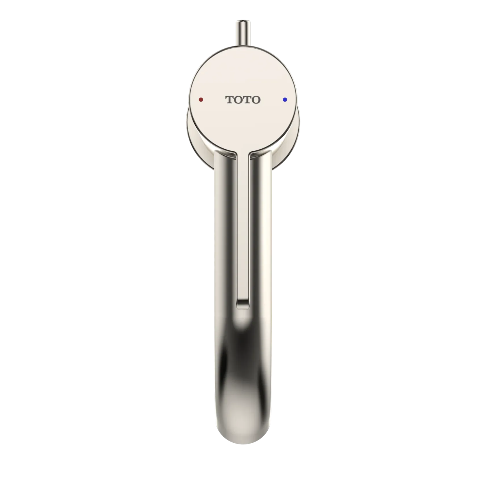 TOTO GF Series 1.2 GPM Single Handle Bathroom Sink Faucet with COMFORT GLIDE Technology and Drain Assembly, Polished Nickel, Stainless Steel, TLG11301U#PN