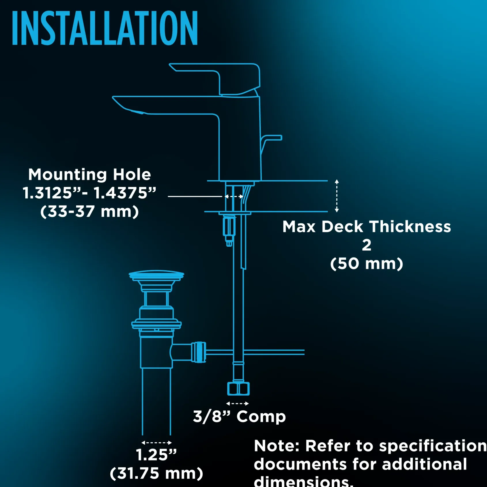 TOTO GF Series 1.2 GPM Single Handle Bathroom Sink Faucet with COMFORT GLIDE Technology and Drain Assembly, Polished Nickel, Stainless Steel, TLG11301U#PN