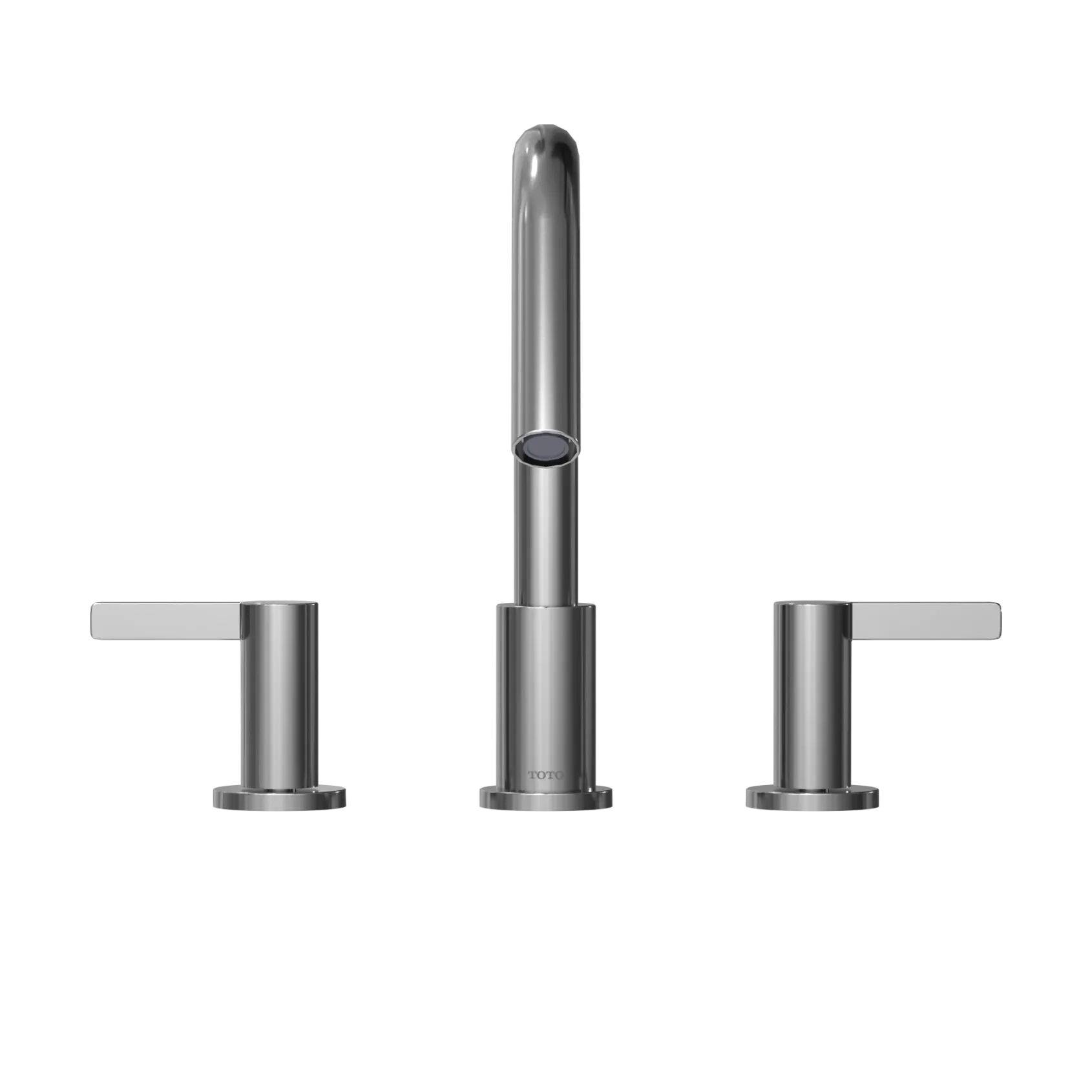 TOTO GF Two Lever Handle Deck-Mount Roman Tub Filler Trim, Polished Chrome, Brass, TBG11201UA#CP
