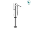 TOTO GM Single-Handle Free Standing Tub Filler with Handshower, Polished Chrome, Brass, TBG09306U#CP