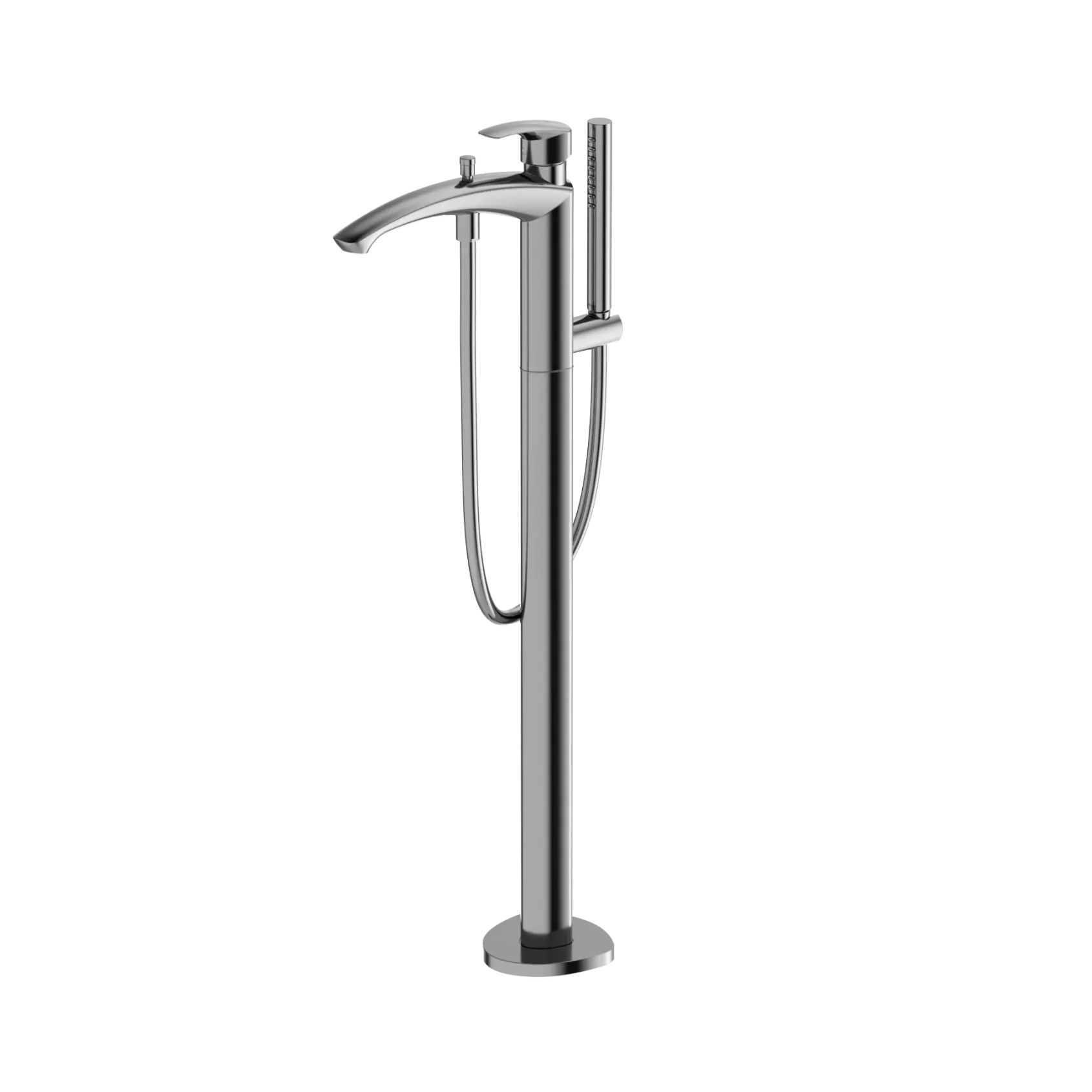 TOTO GM Single-Handle Free Standing Tub Filler with Handshower, Polished Chrome, Brass, TBG09306U#CP