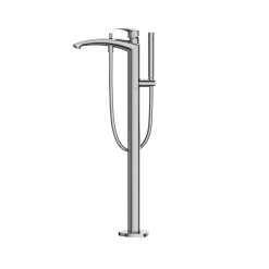 TOTO GM Single-Handle Free Standing Tub Filler with Handshower, Polished Chrome, Brass, TBG09306U#CP