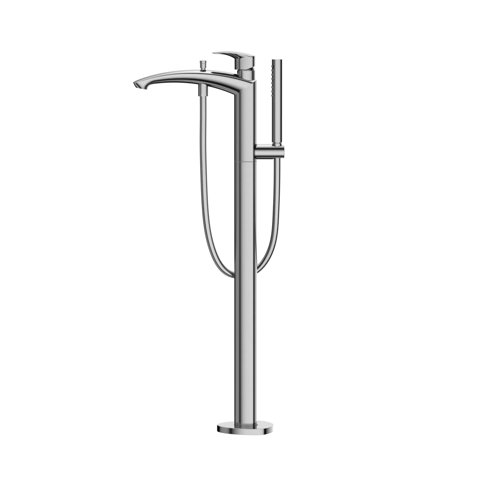 TOTO GM Single-Handle Free Standing Tub Filler with Handshower, Polished Chrome, Brass, TBG09306U#CP