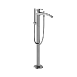TOTO GM Single-Handle Free Standing Tub Filler with Handshower, Polished Chrome, Brass, TBG09306U#CP