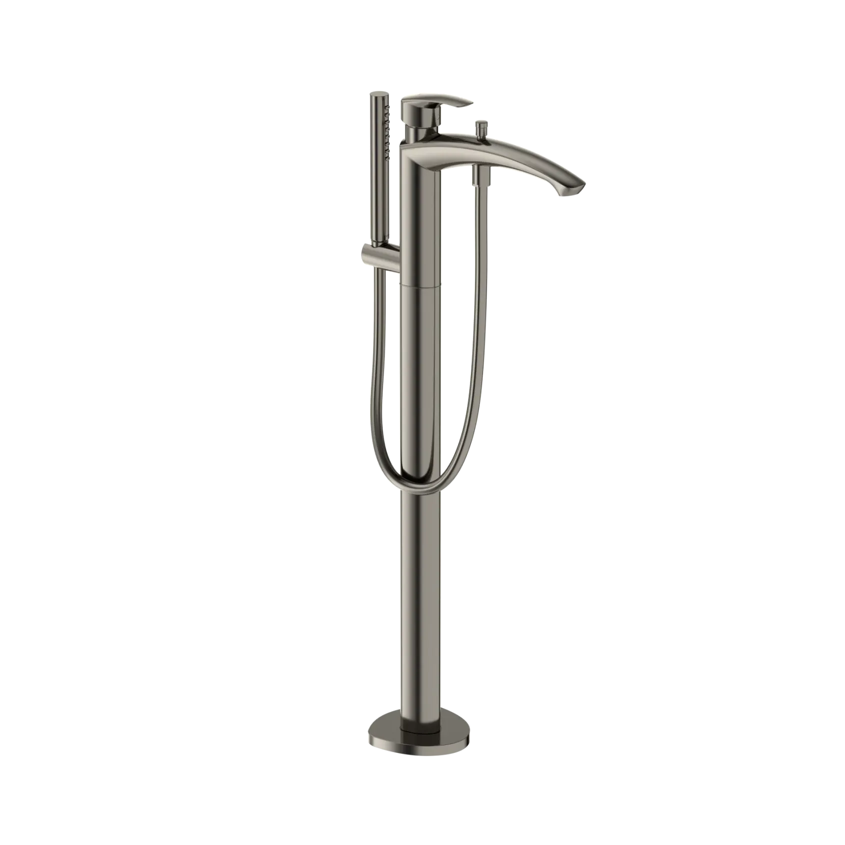 TOTO GM Single-Handle Free Standing Tub Filler with Handshower, Polished Nickel, Brass, TBG09306U#PN