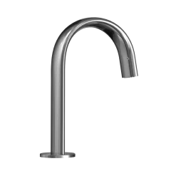 TOTO Gooseneck ECOPOWER or AC 0.35 GPM Touchless Bathroom Faucet Spout, 20 Second On-Demand Flow, Polished Chrome, Brass, TLE24001U2#CP