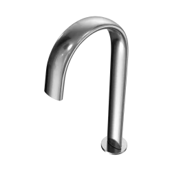 TOTO Gooseneck Vessel AC Powered 0.5 GPM Touchless Bathroom Faucet, 20 Second Continuous Flow, Polished Chrome, Brass, T24T53A#CP