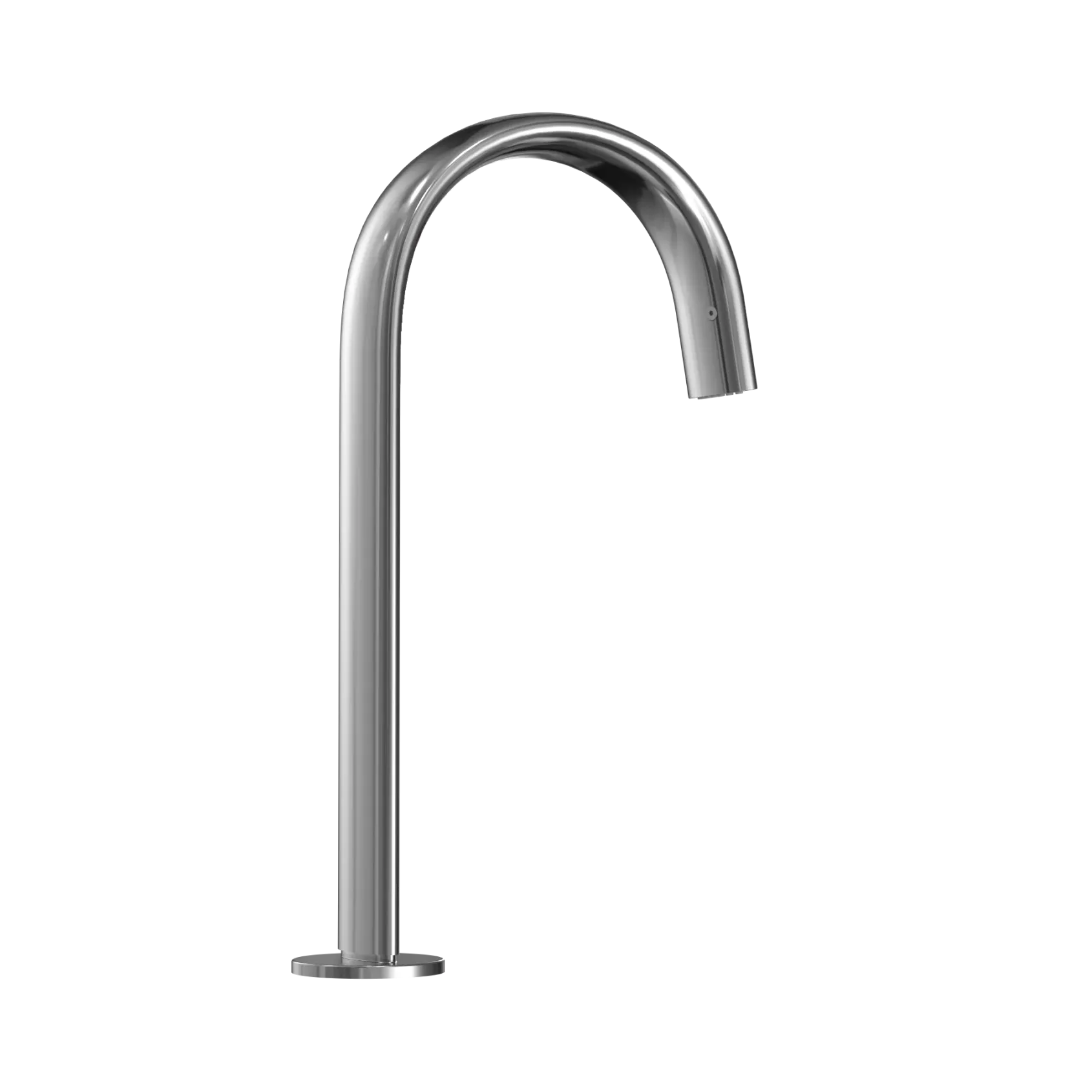 TOTO Gooseneck Vessel ECOPOWER 0.35 GPM Touchless Bathroom Faucet, 20 Second On-Demand Flow, Polished Chrome, Brass, T24T32E#CP