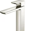 TOTO GR 1.2 GPM Single Handle Vessel Bathroom Sink Faucet with COMFORT GLIDE Technology, Brushed Nickel, Brass, TLG02307U#BN