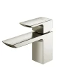 TOTO GR Series 1.2 GPM Single Handle Bathroom Sink Faucet with COMFORT GLIDE Technology and Drain Assembly, Brushed Nickel, Brass, TLG02301U#BN