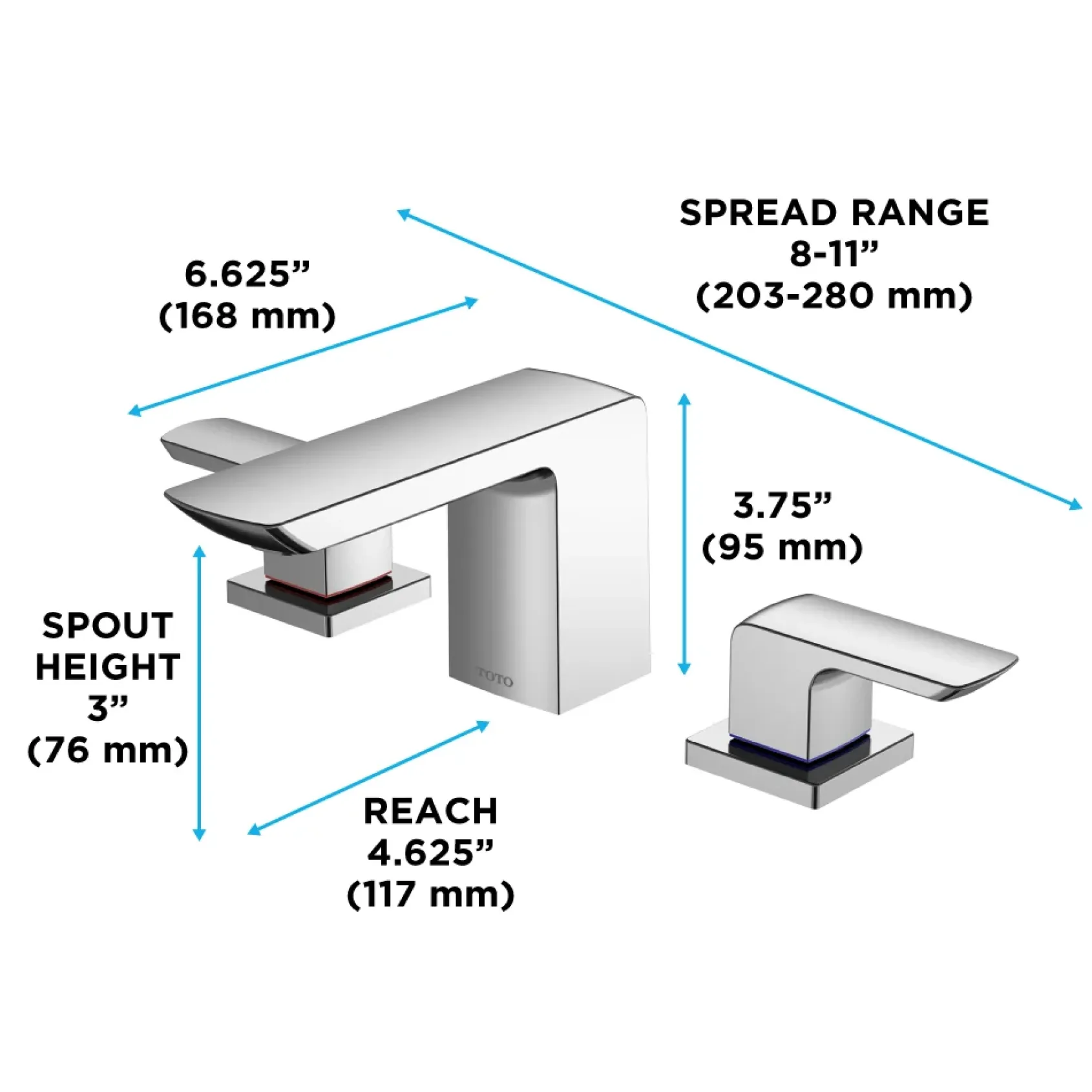 TOTO GR Series 1.2 GPM Two Handle Widespread Bathroom Sink Faucet with Drain Assembly, Brushed Nickel, Brass, TLG02201U#BN