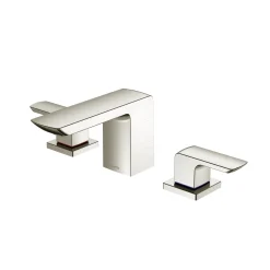 TOTO GR Series 1.2 GPM Two Handle Widespread Bathroom Sink Faucet with Drain Assembly, Brushed Nickel, Brass, TLG02201U#BN