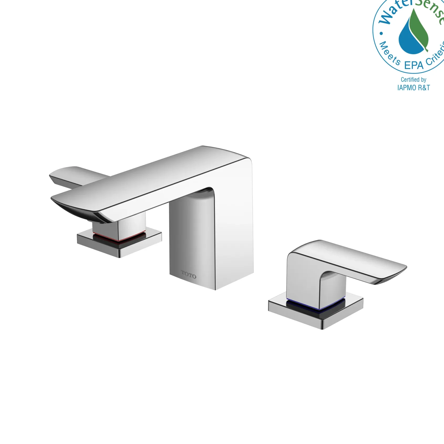 TOTO GR Series 1.2 GPM Two Handle Widespread Bathroom Sink Faucet with Drain Assembly, Polished Chrome, Brass, TLG02201U#CP