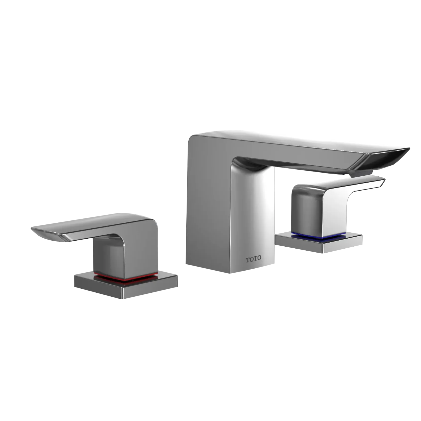 TOTO GR Series 1.2 GPM Two Handle Widespread Bathroom Sink Faucet with Drain Assembly, Polished Chrome, Brass, TLG02201U#CP