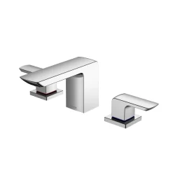 TOTO GR Series 1.2 GPM Two Handle Widespread Bathroom Sink Faucet with Drain Assembly, Polished Chrome, Brass, TLG02201U#CP