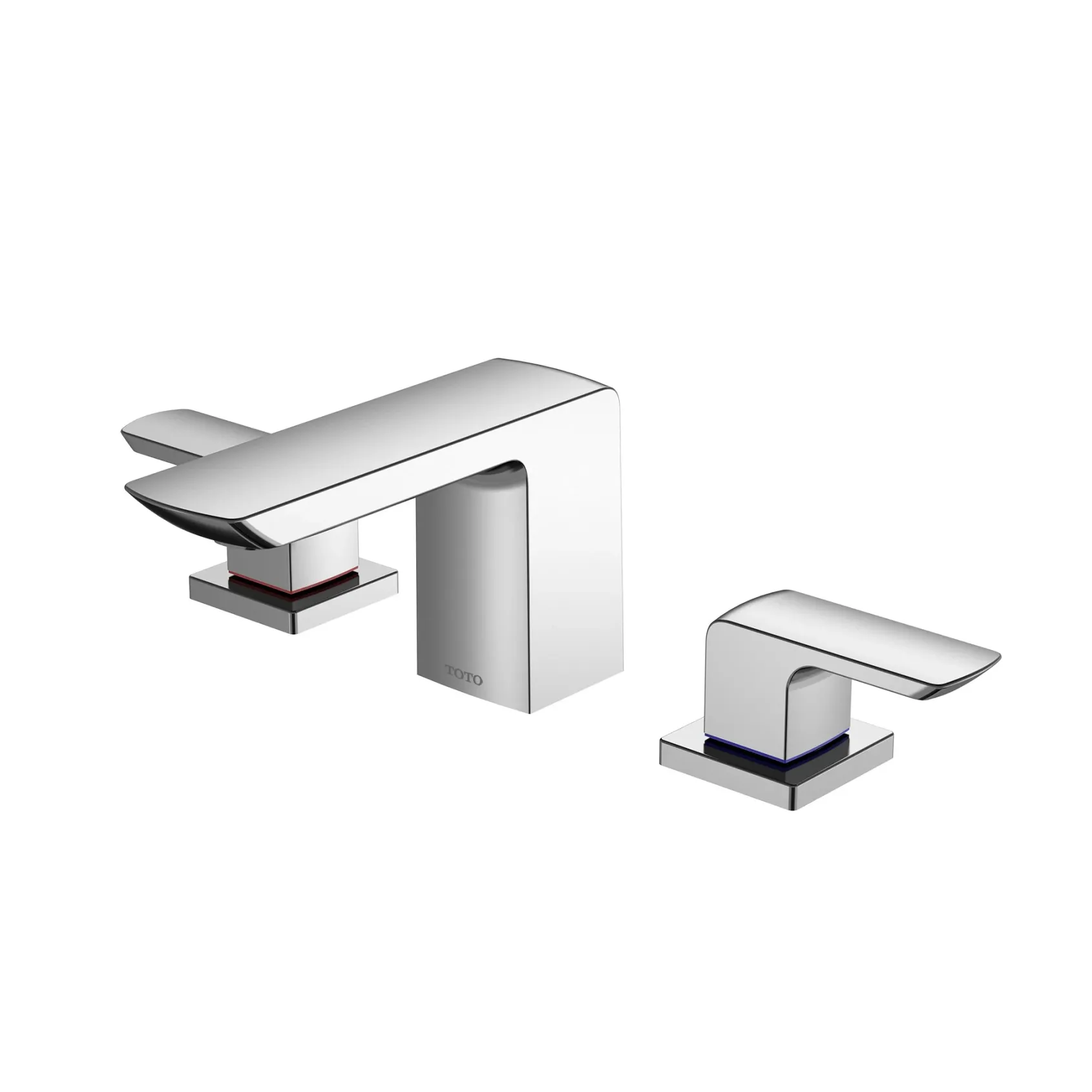 TOTO GR Series 1.2 GPM Two Handle Widespread Bathroom Sink Faucet with Drain Assembly, Polished Chrome, Brass, TLG02201U#CP