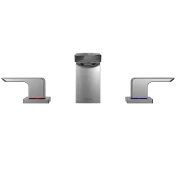 TOTO GR Series 1.2 GPM Two Handle Widespread Bathroom Sink Faucet with Drain Assembly, Polished Chrome, Brass, TLG02201U#CP