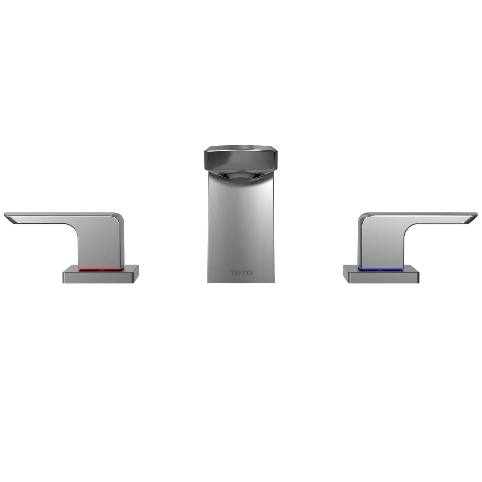 TOTO GR Series 1.2 GPM Two Handle Widespread Bathroom Sink Faucet with Drain Assembly, Polished Chrome, Brass, TLG02201U#CP