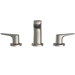 TOTO GS 1.2 GPM Two Handle Widespread Bathroom Sink Faucet, Brushed Nickel, Brass, TLG03201U#BN