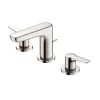 TOTO GS 1.2 GPM Two Handle Widespread Bathroom Sink Faucet, Polished Nickel, Brass, TLG03201U#PN
