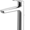 TOTO GS Series 1.2 GPM Single Handle Bathroom Faucet for Vessel Sink with COMFORT GLIDE Technology and Drain Assembly, Polished Chrome, Brass, TLG03305U#CP