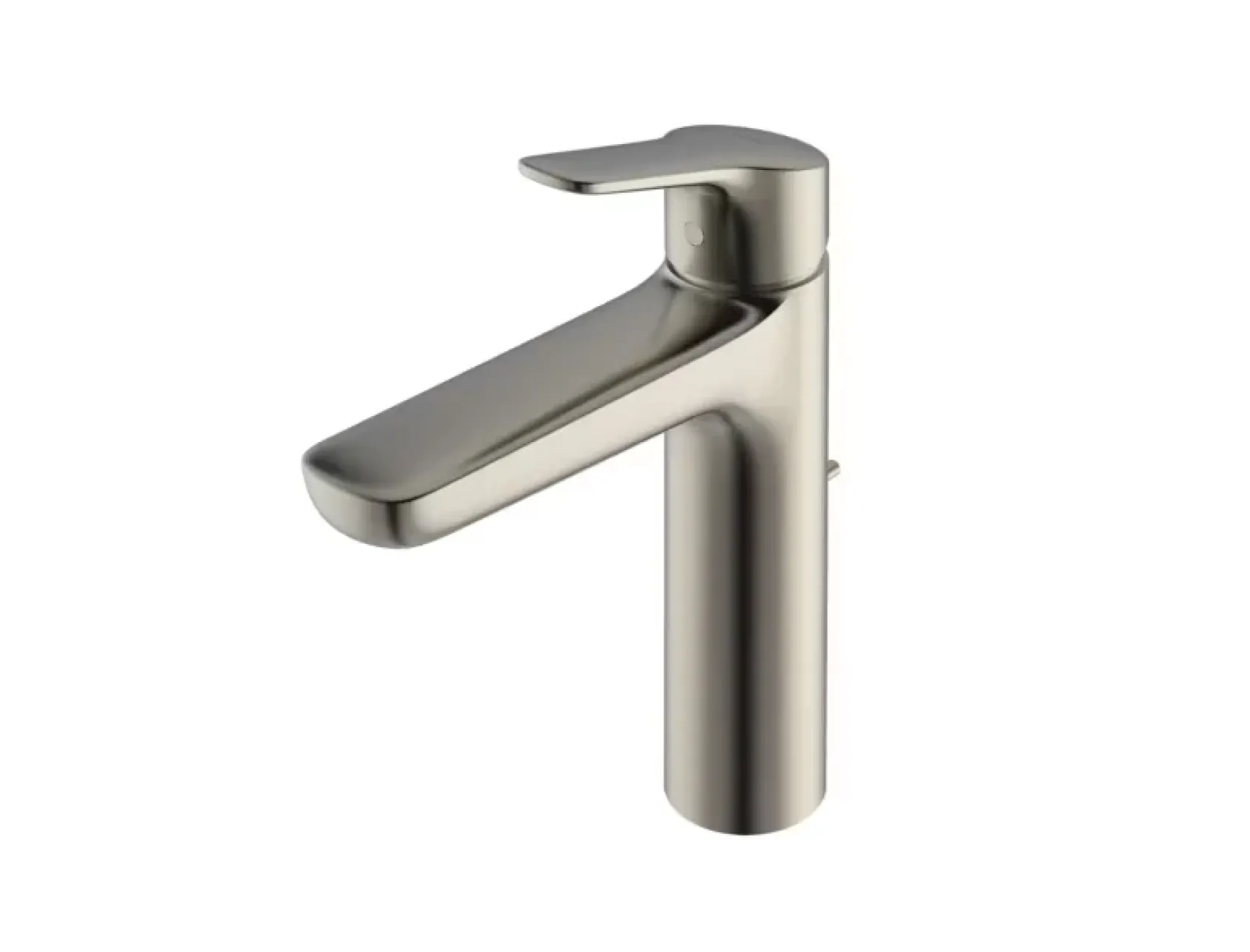 TOTO GS Series 1.2 GPM Single Handle Bathroom Faucet for Semi-Vessel Sink with COMFORT GLIDE Technology and Drain Assembly, Brushed Nickel, Brass, TLG03303U#BN