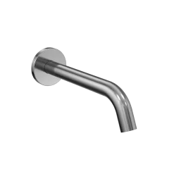 TOTO Helix Wall-Mount ECOPOWER 0.5 GPM Touchless Bathroom Faucet with Thermostatic Mixing Valve, 20 Second Continuous Flow, Polished Chrome, Brass, T26L53ET#CP