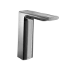 TOTO Libella Semi-Vessel AC Powered 0.5 GPM Touchless Bathroom Faucet, 10 Second On-Demand Flow, Polished Chrome, Brass, T23M51A#CP