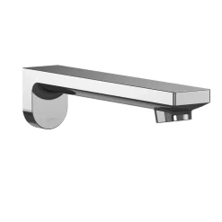 TOTO Libella Wall Mount ECOPOWER 0.35 GPM Electronic Touchless Sensor Bathroom Faucet with Thermostatic Mixing Valve, Polished Chrome, Brass, TEL1C3-D20ET#CP