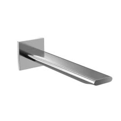 TOTO Libella Wall-Mount ECOPOWER 0.5 GPM Touchless Bathroom Faucet, 10 Second On-Demand Flow, Polished Chrome, Brass, T23L51E#CP