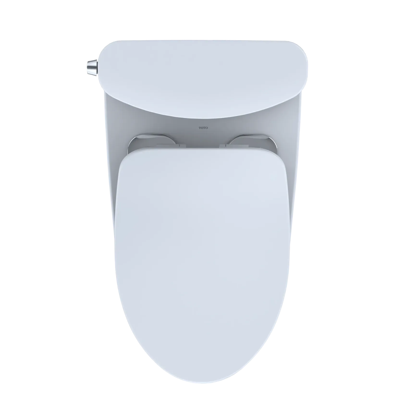 TOTO Nexus Two-Piece Elongated 1.28 GPF Universal Height Toilet with CEFIONTECT and SS234 SoftClose Seat, WASHLET+ Ready, Cotton White, Vitreous China, MS442234CEFG#01