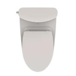 TOTO Nexus Two-Piece Elongated 1.28 GPF Universal Height Toilet with CEFIONTECT and SS124 SoftClose Seat, WASHLET+ Ready, Colonial White, Vitreous China, MS442124CEFG#11