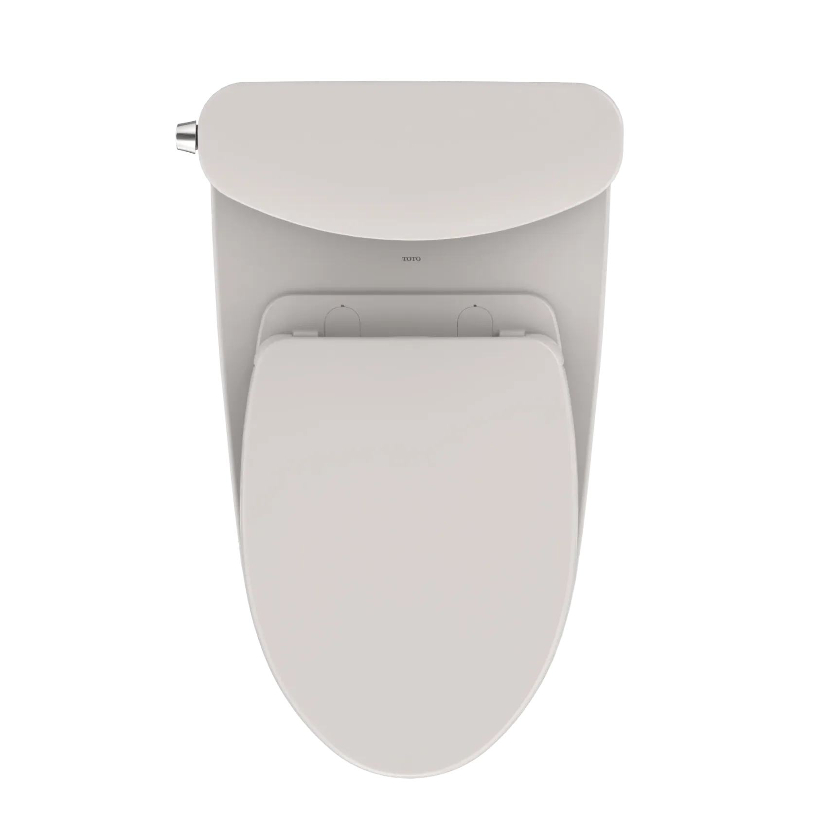 TOTO Nexus Two-Piece Elongated 1.28 GPF Universal Height Toilet with CEFIONTECT and SS124 SoftClose Seat, WASHLET+ Ready, Colonial White, Vitreous China, MS442124CEFG#11
