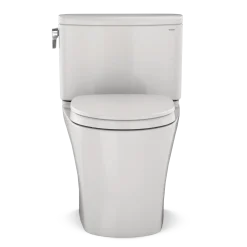 TOTO Nexus Two-Piece Elongated 1.28 GPF Universal Height Toilet with CEFIONTECT and SS124 SoftClose Seat, WASHLET+ Ready, Colonial White, Vitreous China, MS442124CEFG#11
