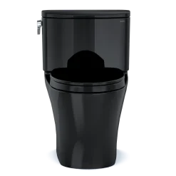 TOTO Nexus Two-Piece Elongated 1.28 GPF Universal Height Toilet with SS124 SoftClose Seat, WASHLET+ Ready, Ebony, Vitreous China, MS442124CEF#51