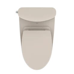 TOTO Nexus Two-Piece Elongated 1.28 GPF Universal Height Toilet with CEFIONTECT and SS124 SoftClose Seat, WASHLET+ Ready, Sedona Beige, Vitreous China, MS442124CEFG#12