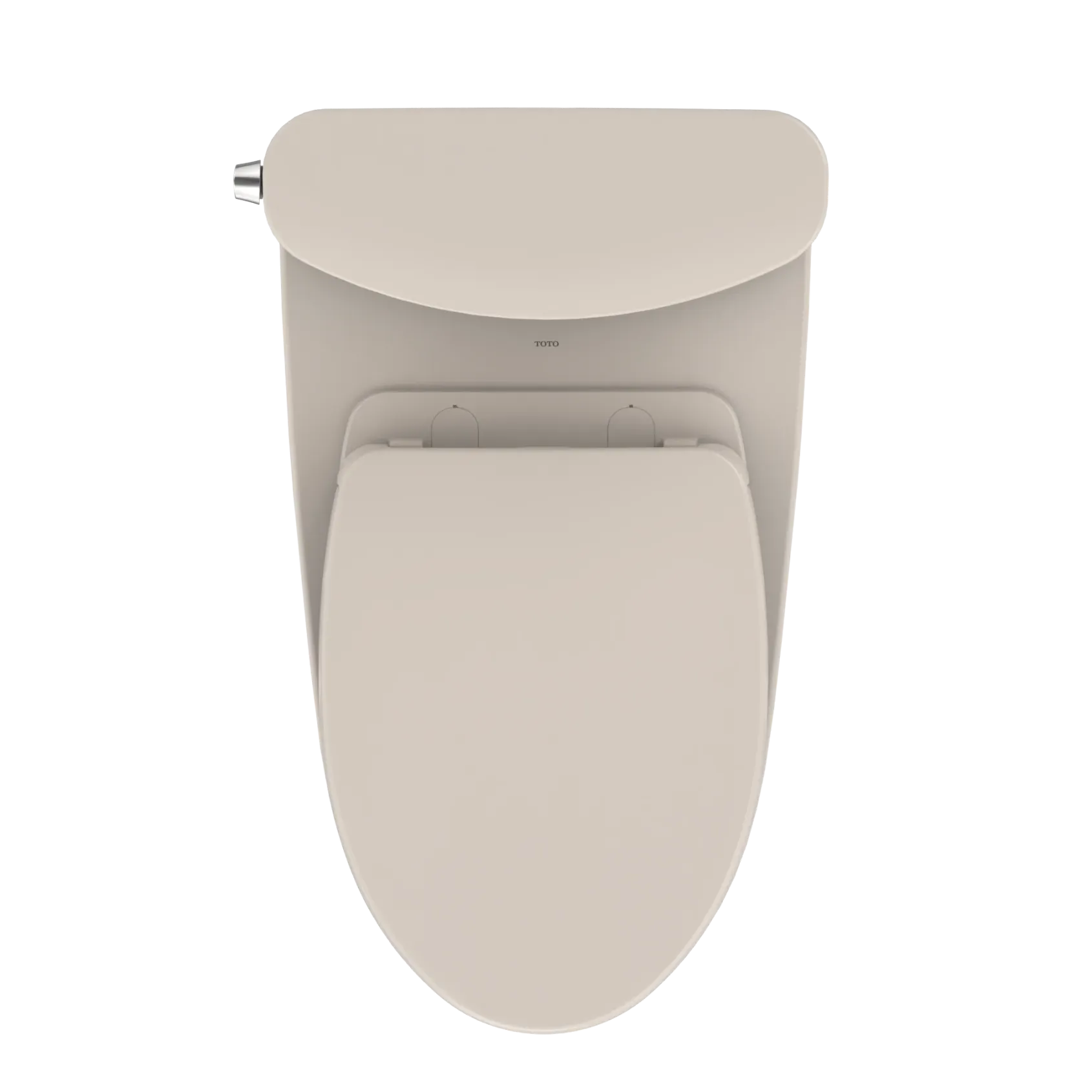 TOTO Nexus Two-Piece Elongated 1.28 GPF Universal Height Toilet with CEFIONTECT and SS124 SoftClose Seat, WASHLET+ Ready, Sedona Beige, Vitreous China, MS442124CEFG#12