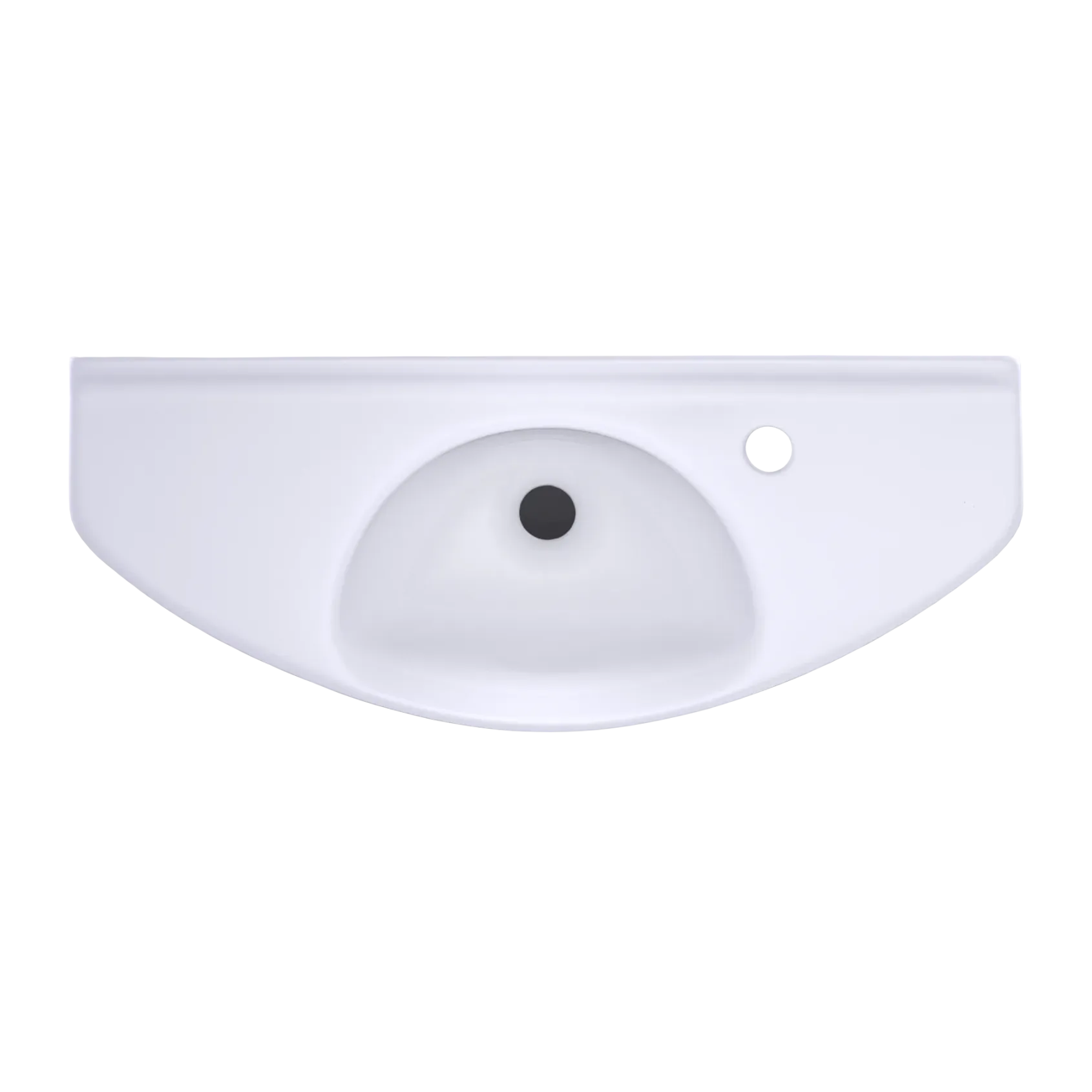 TOTO Oval Wall-Mount Bathroom Sink with CEFIONTECT, Cotton White, Vitreous China, LT650G#01