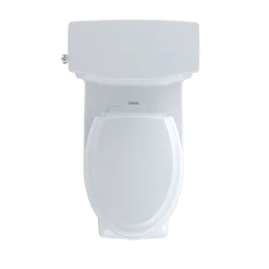 TOTO Promenade II 1G One-Piece Elongated 1.0 GPF Universal Height Toilet with CEFIONTECT, Cotton White, Vitreous China, MS814224CUFG#01