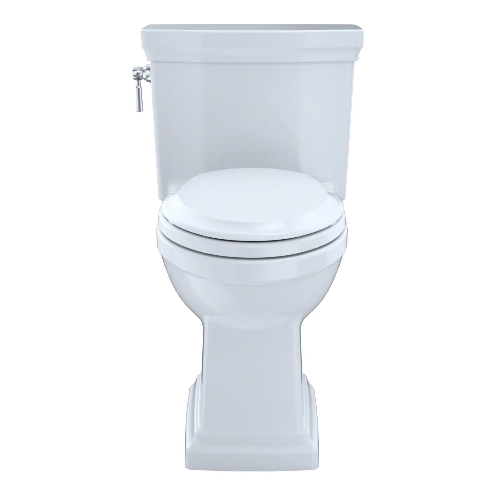 TOTO Promenade II One-Piece Elongated 1.28 GPF Universal Height Toilet with CEFIONTECT, Bone, Vitreous China, MS814224CEFG#03