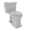 TOTO Promenade II One-Piece Elongated 1.28 GPF Universal Height Toilet with CEFIONTECT, Sedona Beige, Vitreous China, MS814224CEFG#12