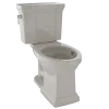 TOTO Promenade II Two-Piece Elongated 1.28 GPF Universal Height Toilet with CEFIONTECT, Bone, Vitreous China, CST404CEFG#03