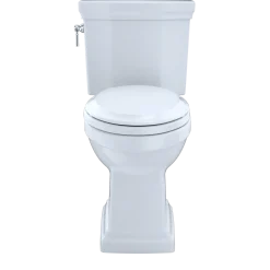 TOTO Promenade II Two-Piece Elongated 1.28 GPF Universal Height Toilet with CEFIONTECT, Bone, Vitreous China, CST404CEFG#03