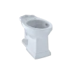 TOTO Promenade II Universal Height Toilet Bowl with CEFIONTECT, Cotton White, Vitreous China, C404CUFG#01
