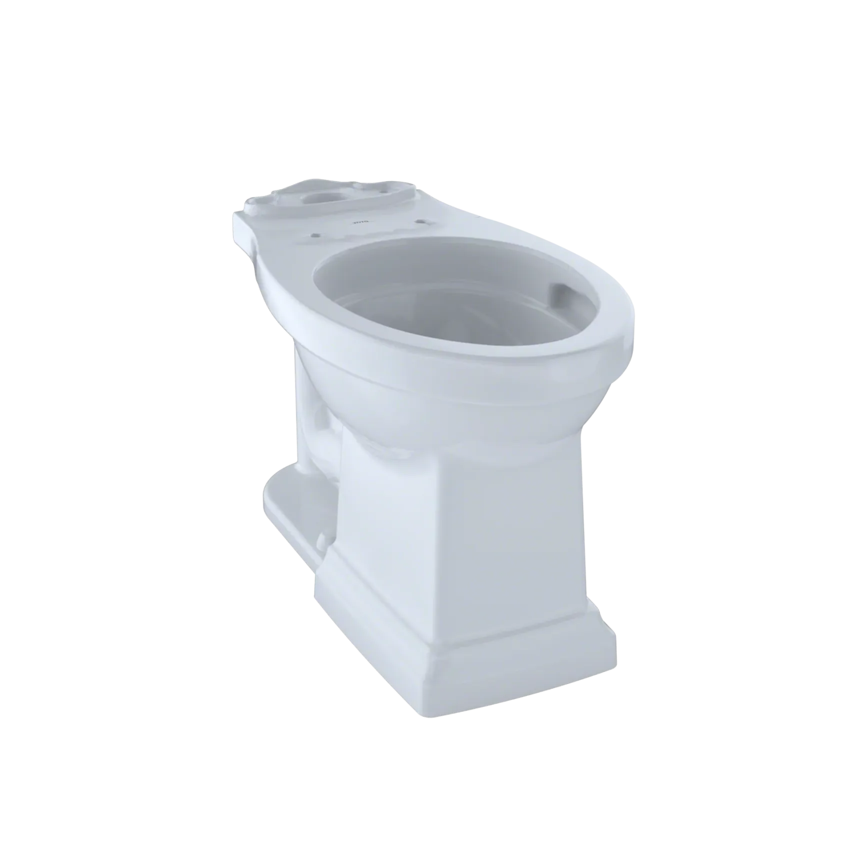 TOTO Promenade II Universal Height Toilet Bowl with CEFIONTECT, Cotton White, Vitreous China, C404CUFG#01