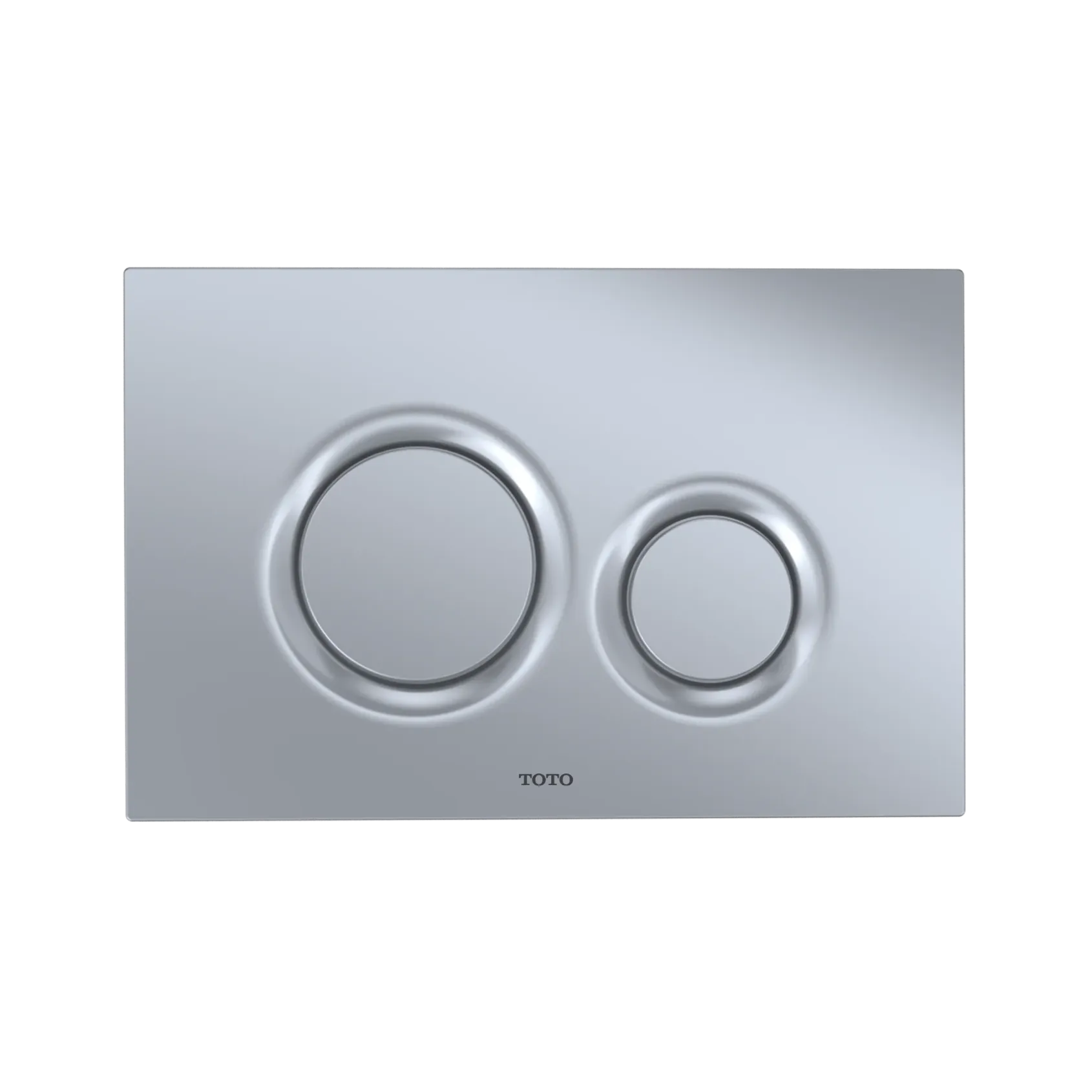 TOTO RP Wall-Hung D-Shape Toilet and DuoFit In-Wall 1.28 and 0.9 GPF Dual-Flush Tank System with Copper Supply, Matte Silver, Vitreous China|Steel|Plastic, CWT447247CMFG#MS