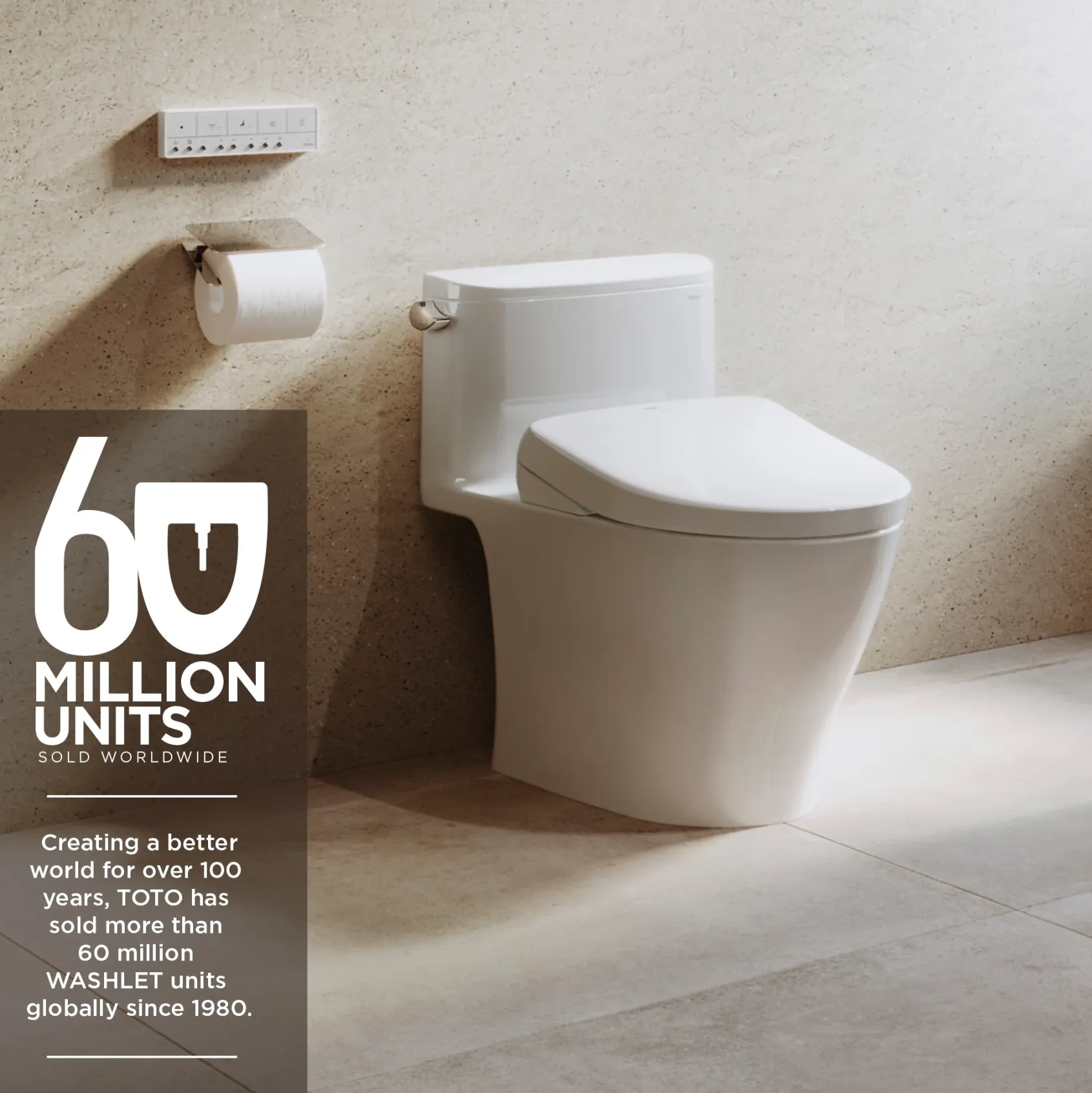 TOTO S7A WASHLET Electronic Bidet Toilet Seat with EWATER+ Bowl and Wand Cleaning, Auto Open and Close Contemporary Lid, Elongated, Sedona Beige, Plastic, SW4736#12
